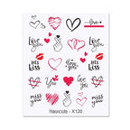 Water Nail Stickers Women Face Sketch Abstract Butterfly Image Sexy Girl Nail Art Decor Sliders Manicures For Nails Decoration Decal Self-Adhesive 3D Wave Design Decoration for Women Girls Tape Nail Art Stickers Decal Decoration