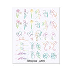 Water Nail Stickers Women Face Sketch Abstract Butterfly Image Sexy Girl Nail Art Decor Sliders Manicures For Nails Decoration Decal Self-Adhesive 3D Wave Design Decoration for Women Girls Tape Nail Art Stickers Decal Decoration