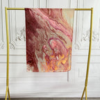 Watercolor Artistic Modal Hijab with Painted Floral Motifs (MH144)