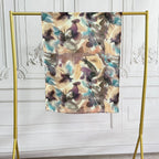 Watercolor Artistic Modal Hijab with Painted Floral Motifs (MH144)