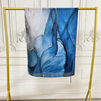 Watercolor Artistic Modal Hijab with Painted Floral Motifs (MH144)