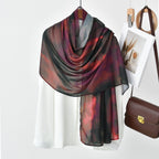 Watercolor Artistry Ethereal Print Hijab (MH176)