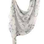 Watercolour Floral  Printed Hijab (MH103)