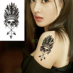 Waterproof Animal Temporary Tattoo Sticker Wolf Modern Tatoo Foot Neck Luxury Tattoos For Men Women