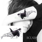 Waterproof Animal Temporary Tattoo Sticker Wolf Modern Tatoo Foot Neck Luxury Tattoos For Men Women