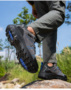 Waterproof Hiking Boots Mens Casual Shoes Walking Climbing Hiking Mountain Sport Boots Hunting Mens Slip-Resistant Climbing Shoes Lightweight Walking Shoes Stevvex