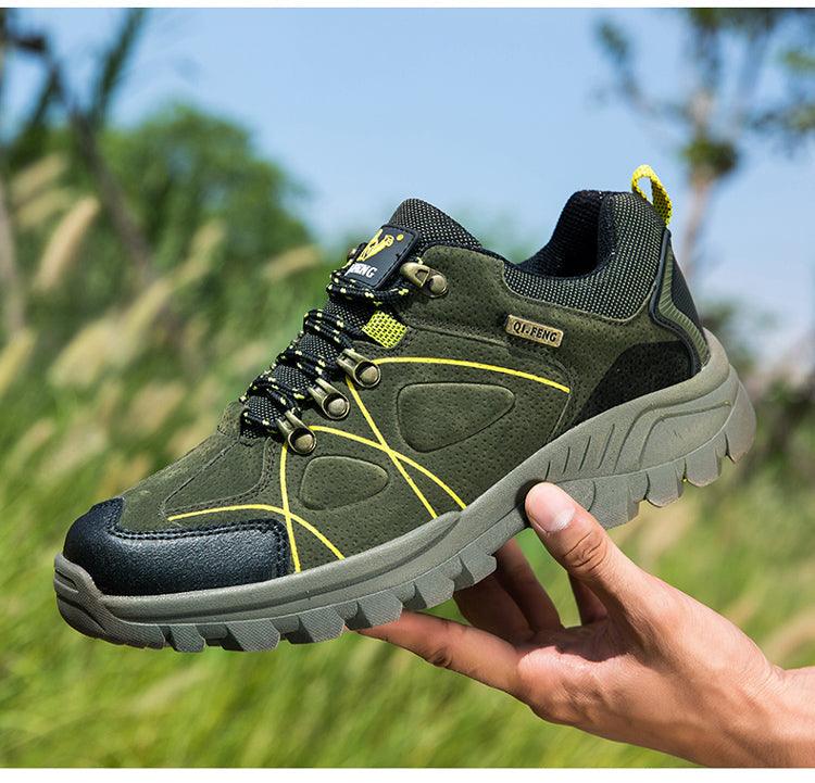 Waterproof Hiking Boots Mens Casual Shoes Walking Climbing Hiking Mountain Sport Boots Hunting Mens Slip-Resistant Climbing Shoes Lightweight Walking Shoes Stevvex