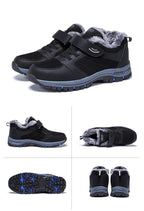 Waterproof Mens Winter Shoes Couple Snow Boots Antiskid Bottom Warm Casual Boots Winter Men’s Snow Ankle Boots Fur Lined Warm Anti-slip Outdoor Sport Shoes Stevvex