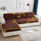 Waterproof Seaters Cushion Sofa Seat Cover And Anti dust Tight Wrap Protector Plus for Living room Reversible Sofa Cover Water Resistant Couch Cover Furniture Protector Stevvex