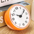 Waterproof Shower Wall Mini Clock Kitchen Bathroom Bath Watch Suction Cup Battery Operated Living Room Bathroom Wall Clock, Waterproof Suction Cup Silent Non Ticking Clocks with Stand for Desk Bedroom Home Office School Stevvex