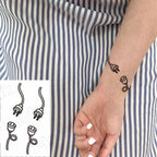 Waterproof Temporary Tattoo Lavender Stickers Butterfly Flower Luxury Small Tattoo For Body Arm Stevvex