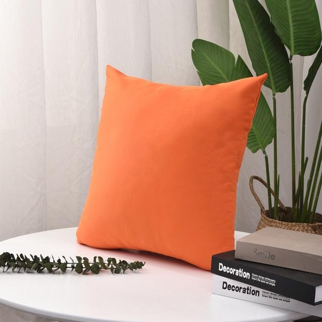 Waterproof Throw Pillow Covers Solid Nordic Cushion Cover Decorative Outdoor Solid Throw Pillow Covers Linen Garden Farmhouse Cushion Cases Home Decor Pillow Case For Couch Bed Balcony