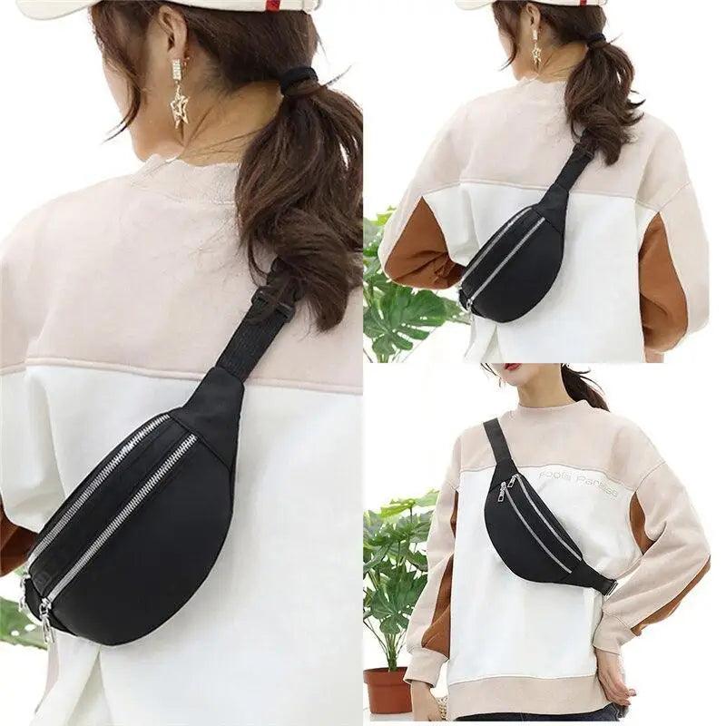 Waterproof Travel Unisex Fanny Pack Simple Design Waist Bags Fashion Bum Bag Trendy  Cross Body Chest Bags Stevvex