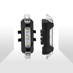 Waterproof USB LED Rechargeable Set Bicycle Lamp Mountain Cycle Front Back Headlight Lamp Flashlight Bike Powerful Bicycle Front Headlight And Back Taillight Fast Disassembly Bicycle LED Light For Road Mountain Cycling Stevvex