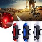 Waterproof USB LED Rechargeable Set Bicycle Lamp Mountain Cycle Front Back Headlight Lamp Flashlight Bike Powerful Bicycle Front Headlight And Back Taillight Fast Disassembly Bicycle LED Light For Road Mountain Cycling Stevvex
