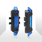 Waterproof USB LED Rechargeable Set Bicycle Lamp Mountain Cycle Front Back Headlight Lamp Flashlight Bike Powerful Bicycle Front Headlight And Back Taillight Fast Disassembly Bicycle LED Light For Road Mountain Cycling Stevvex