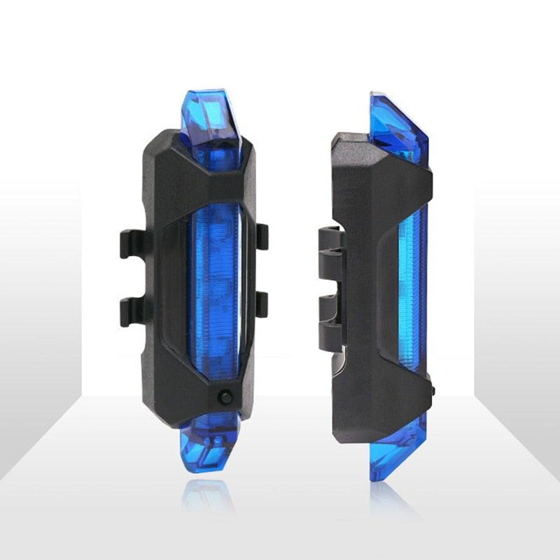 Waterproof USB LED Rechargeable Set Bicycle Lamp Mountain Cycle Front Back Headlight Lamp Flashlight Bike Powerful Bicycle Front Headlight And Back Taillight Fast Disassembly Bicycle LED Light For Road Mountain Cycling Stevvex