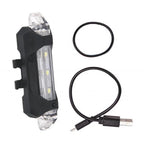 Waterproof USB LED Rechargeable Set Bicycle Lamp Mountain Cycle Front Back Headlight Lamp Flashlight Bike Powerful Bicycle Front Headlight And Back Taillight Fast Disassembly Bicycle LED Light For Road Mountain Cycling Stevvex