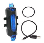 Waterproof USB LED Rechargeable Set Bicycle Lamp Mountain Cycle Front Back Headlight Lamp Flashlight Bike Powerful Bicycle Front Headlight And Back Taillight Fast Disassembly Bicycle LED Light For Road Mountain Cycling Stevvex