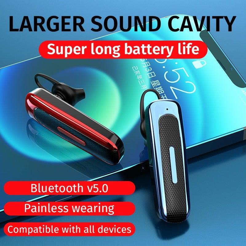 Waterproof Wireless Bluetooth Earphone Handsfree Earbuds Voice Answer in Ear Earbuds For Driving Running Headset With Mic Comfortable Ergonomic Design For Outdoor Workout Long Standby Earbuds Compatible With Smartphones Stevvex