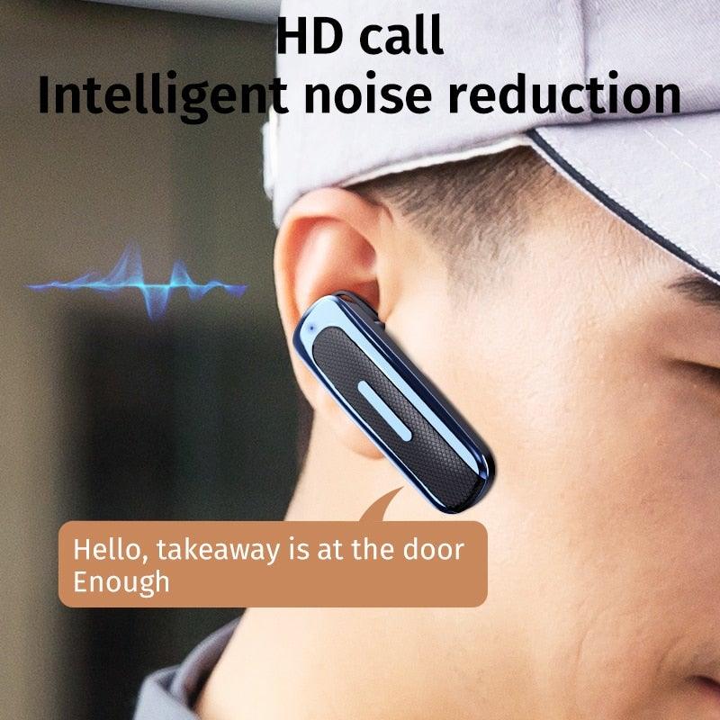 Waterproof Wireless Bluetooth Earphone Handsfree Earbuds Voice Answer in Ear Earbuds For Driving Running Headset With Mic Comfortable Ergonomic Design For Outdoor Workout Long Standby Earbuds Compatible With Smartphones Stevvex