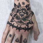 Waterproof Womens Temporary Sticker Tattoo Flower Rose Realistic Sketches For Arm Hand
