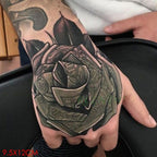 Waterproof Womens Temporary Sticker Tattoo Flower Rose Realistic Sketches For Arm Hand