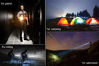 Waterproof Z45 Led Flashlight Ultra Bright Waterproof MINI Torch T6/L2/V6 zoomable 5 Modes 18650 rechargeable Battery for camping tactica Led Mini Water-Resistant Torch Light For Indoor & Outdoor Camping Hiking Accessories Gear Stevvex