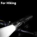 Waterproof Z45 Led Flashlight Ultra Bright Waterproof MINI Torch T6/L2/V6 zoomable 5 Modes 18650 rechargeable Battery for camping tactica Led Mini Water-Resistant Torch Light For Indoor & Outdoor Camping Hiking Accessories Gear Stevvex