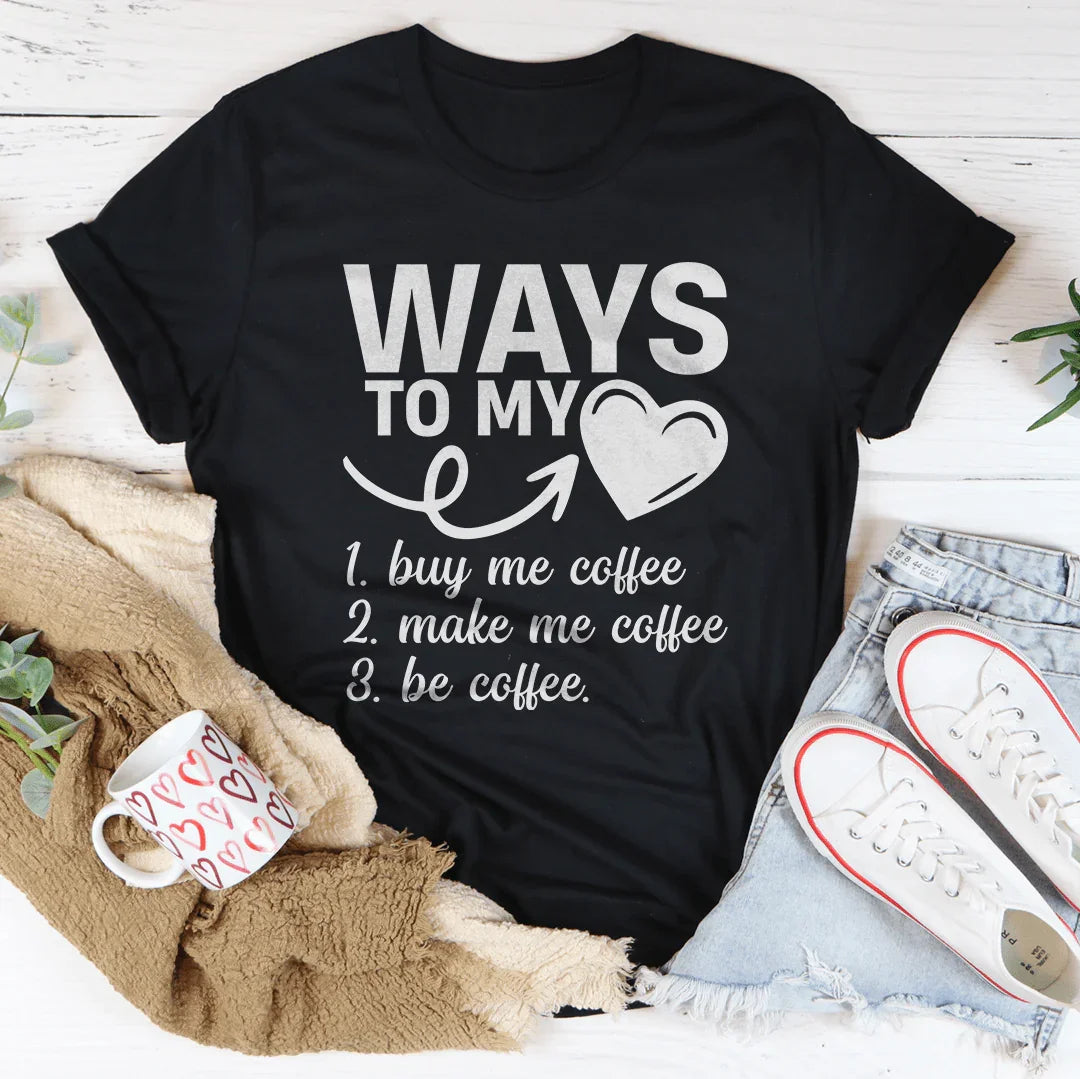 Ways To My Love Tee Peachy Sunday