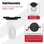 Hand Held Vacuum Pressure Pump Tester Set Brake Fluid Bleeder Bleeding Kit + Box Pi-Mart