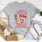 We're A Perfect Match Tee Peachy Sunday