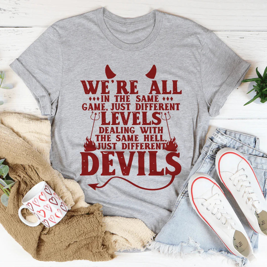 We're All In The Same Game Tee