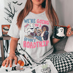 We're Going On A Spooky Trip Tee Peachy Sunday