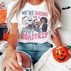 We're Going On A Spooky Trip Tee Peachy Sunday