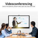 Webcam 1080P web camera with microphone Web USB Camera Full HD For PC computer Live Video Calling Work Conferencing Recording Gaming 3D Noise Reduction Stevvex