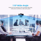 Webcam 2K Full HD Web Camera For PC Computer Laptop USB Web Cam With Microphone Autofocus WebCamera Conferencing and Video Calling Stevvex