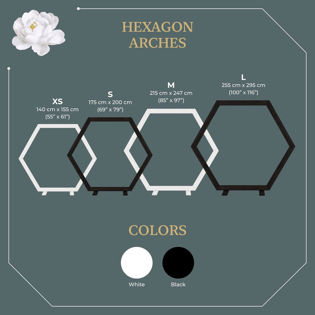 Wedding Arch Hexagon - SJB-DIAMOND ELITES
