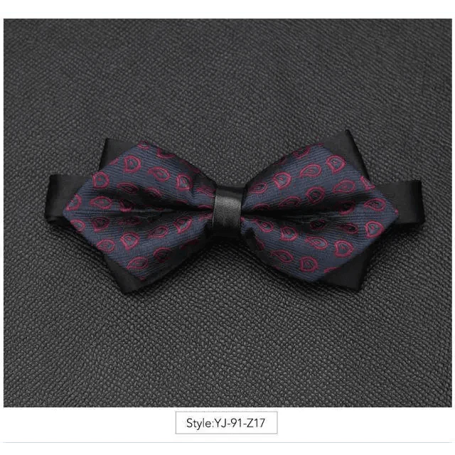 Wedding Men Butterfly Bowtie Formal Bow Ties Beautiful Printed Men Luxury Adjustable Business Bowties Stevvex