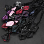Wedding Men Butterfly Bowtie Formal Bow Ties Beautiful Printed Men Luxury Adjustable Business Bowties Stevvex