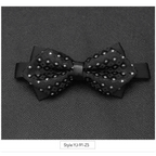 Wedding Men Butterfly Bowtie Formal Bow Ties Beautiful Printed Men Luxury Adjustable Business Bowties Stevvex