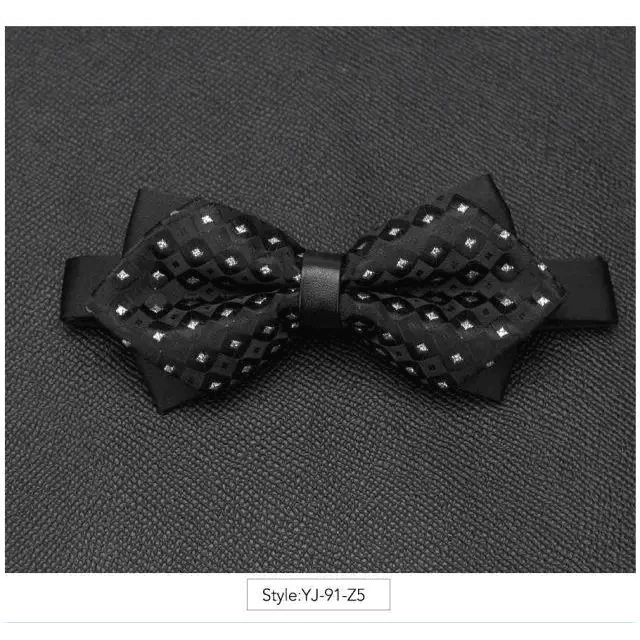 Wedding Men Butterfly Bowtie Formal Bow Ties Beautiful Printed Men Luxury Adjustable Business Bowties Stevvex