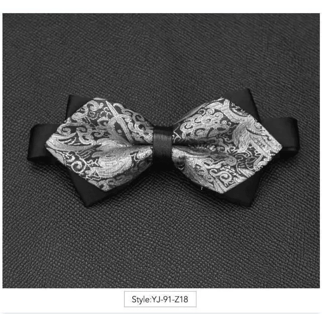 Wedding Men Butterfly Bowtie Formal Bow Ties Beautiful Printed Men Luxury Adjustable Business Bowties Stevvex