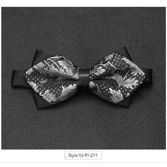 Wedding Men Butterfly Bowtie Formal Bow Ties Beautiful Printed Men Luxury Adjustable Business Bowties Stevvex