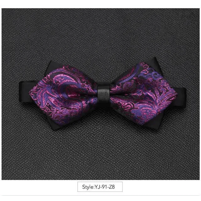 Wedding Men Butterfly Bowtie Formal Bow Ties Beautiful Printed Men Luxury Adjustable Business Bowties Stevvex
