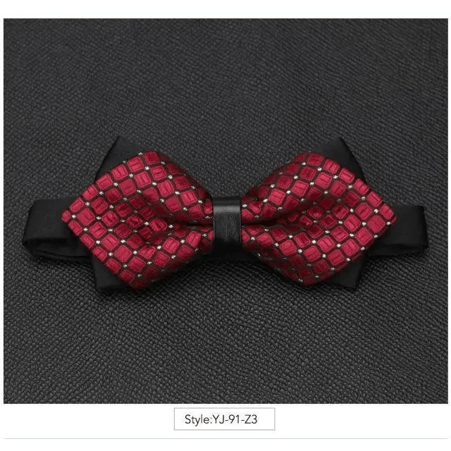 Wedding Men Butterfly Bowtie Formal Bow Ties Beautiful Printed Men Luxury Adjustable Business Bowties Stevvex