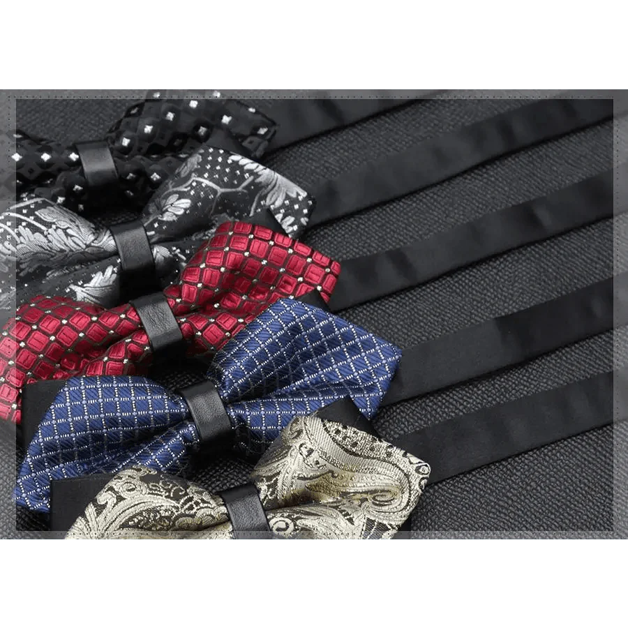 Wedding Men Butterfly Bowtie Formal Bow Ties Beautiful Printed Men Luxury Adjustable Business Bowties Stevvex
