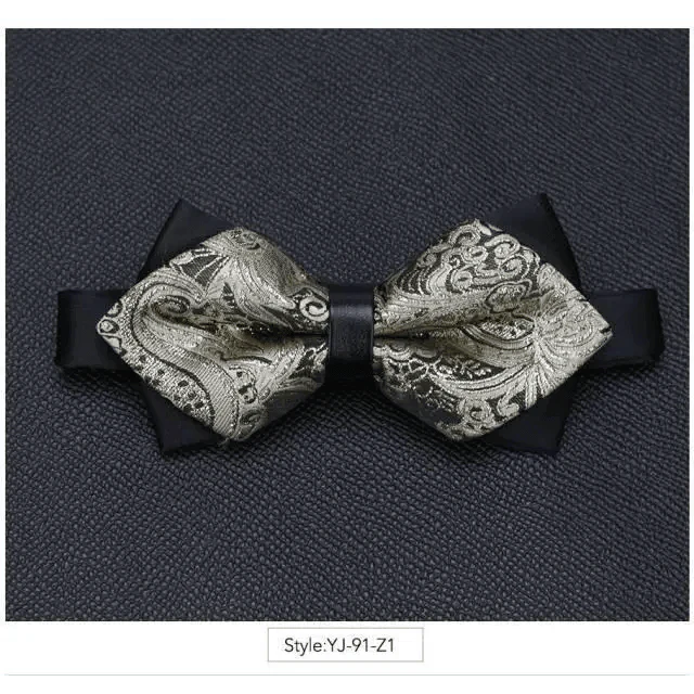 Wedding Men Butterfly Bowtie Formal Bow Ties Beautiful Printed Men Luxury Adjustable Business Bowties Stevvex