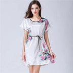 Wedding Satin Bride Robe Elegant Golden Bridesmaid Casual Short Women Nightwear Comfortable Sleepwear Stevvex