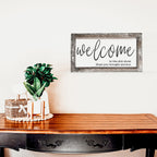 Funny Wooden Welcome Sign Welcome To The Shit Show I Hope You Brought Alcohol Rustic Home Wall Decor BandsCo Straps